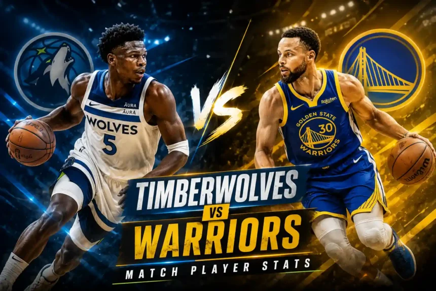 Timberwolves vs Golden State Warriors Match Player Stats